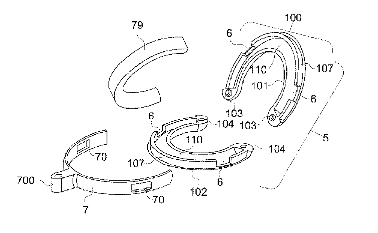 Flavor'ring patent technical drawing